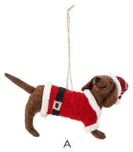 Plstěná vánoční ozdoba Monty Wool A