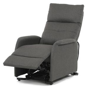 Polohovací křeslo šedé, elektrické TV-5482 GREY2