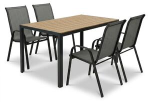 Vikio Venkovní zahradní set 150x90 pro 4 osoby DK302-P přírodní