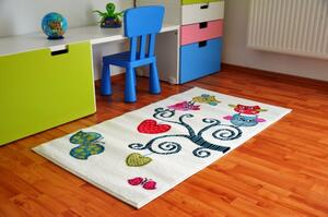 Vopi | Kusový koberec Kids 420 white - 120 x 170 cm