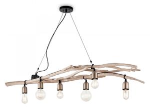 Ideal Lux 180922 závěsné stropní svítidlo Driftwood 6x60W|E27
