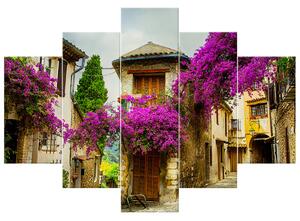 Obraz na plátně Staré město v Provence - 5 dílný Rozměry: 100 x 75 cm