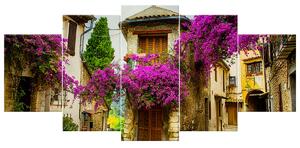 Obraz na plátně Staré město v Provence - 5 dílný Velikost: 150 x 100 cm