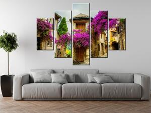 Obraz na plátně Staré město v Provence - 5 dílný Rozměry: 100 x 75 cm