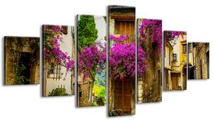 Obraz na plátně Staré město v Provence - 7 dílný Rozměry: 210 x 150 cm