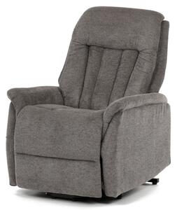 Polohovací křeslo šedé, elektrické TV-Q8575 GREY2