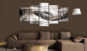 Obraz na akrylátovém skle - Brown Glitter - 200x100