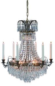 Okázalý svíčkový lustr Läckö 54 cm