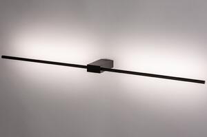 Nástěnné designové LED svítidlo Genesis 90 Black (LMD)
