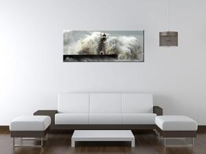 Gario Obraz na plátně Větrné pobřeží a vlnobití Velikost: 60 x 40 cm