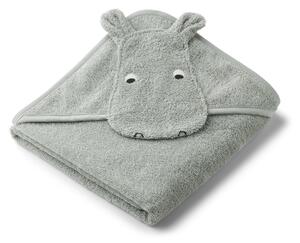 Osuška s kapucí Albert "Hippo Dove Blue" Liewood