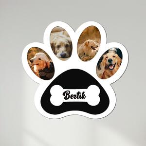 Dřevo života | Psí fotorámeček na stůl | Rozměry (cm): 20x20 | Zvolte barvu dekoru: Bílá