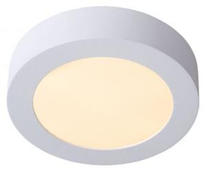 Lucide 28116/18/31 LED přisazené stropní svítidlo Brice 1x11W | 686lm | 3000K | IP44 - stmívatelné, do koupelny, bílé