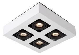 Lucide 09119/21/31 LED stropní bodové svítidlo Xirax 4x5W | GU10 | 4x320lm | 2200-3000K - Dim to warm