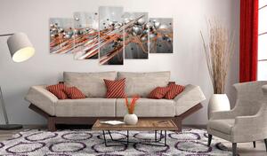 Obraz na akrylátovém skle - Orange Stream - 200x100