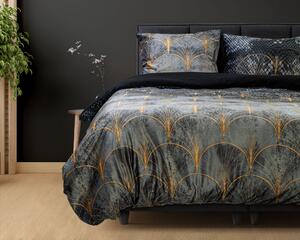 Dreamhouse Bavlněné povlečení Velvet, Mente Grey 140x220, 60x70 cm