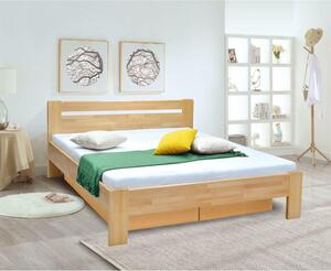 Maribo 2-dřevěná postel, 180x200, rošty, bez matrace, masiv