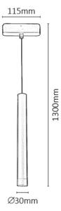 Rabalux 70110-LED Lustr do 1-fáz. lišt. sys. LiTrack LED/5W/24V 3000K