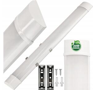 ECOLIGHT LED svítidlo 60cm - 230V - 20W - IP20 - neutrální bílá