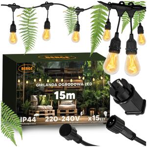 BERGE LED venkovní girlanda 15m - 15xLED Atmospheric Fire FLAME