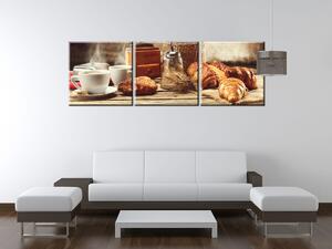 Obraz na plátně Chutná snídaně - 3 dílný Rozměry: 170 x 50 cm