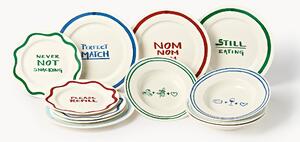 Sada porcelánového nádobí s dekorativním motivem Tutti, pro 4 osoby, 12 dílů