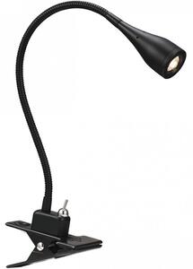 LED lampička s klipem Nordlux Mento (černá) 75582003