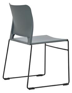 Rim stohovatelná židle Redonda Barva: černá, Provedení: bílý plast