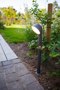 Lutec 7288601118 Dakota Smart LED Zahradní sloupkové světlo | Variabilní | 12W | Šedá