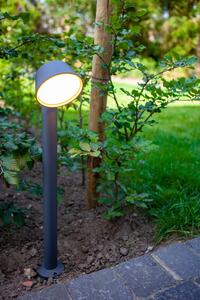 Lutec 7288601118 Dakota Smart LED Zahradní sloupkové světlo | Variabilní | 12W | Šedá