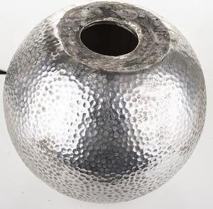 Dekorační koule stříbrná 18 cm velká