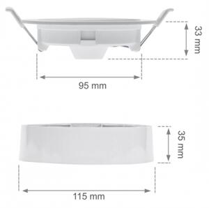 LED Podhledové svítidlo ALGINE 2v1 LED/6W/230V 4000K bílá