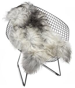 ARCTIC FUR Designová ovčí předložka přírodní šedá nebarvená
