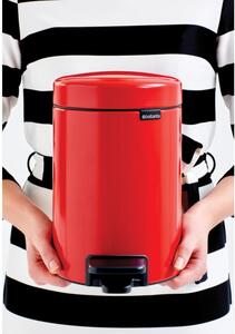 Brabantia Pedálový odpadkový koš newIcon - 3 L, zářivě červená