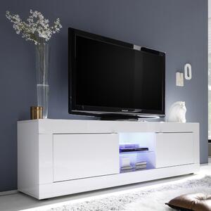 TV stolek BASIC II (Bílá lesk)