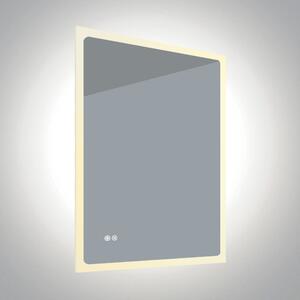 Zrcadlo s osvětlením a odmlžením, stmívatelné, čtvercové, 20W, 3000-6500K