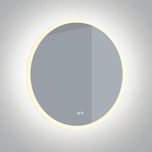 Zrcadlo s osvětlením a odmlžením, stmívatelné, kruhové, 20W, 3000-6500K