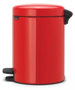 Brabantia Pedálový odpadkový koš newIcon - 5 L, zářivě červená