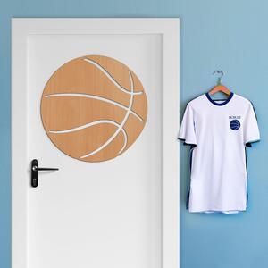 DUBLEZ | Dřevěný obraz - Basketbalový míč