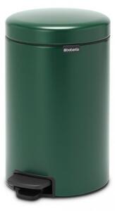 Brabantia Pedálový odpadkový koš newIcon - 12 L, tmavě zelená