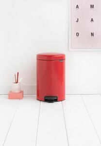 Brabantia Pedálový odpadkový koš newIcon - 12 L, zářivě červená