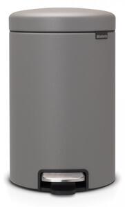 Brabantia Pedálový odpadkový koš newIcon - 12 L, minerálně světle šedá