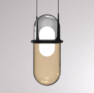 Pille LED závěsné světlo šedá/krémová
