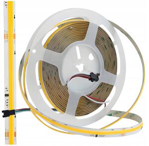 LED páska digitální COB 24V 5m 65W 3000K 1170lm digitální efekt tekoucí vody