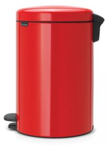 Brabantia Pedálový odpadkový koš newIcon - 20 L zářivě červená
