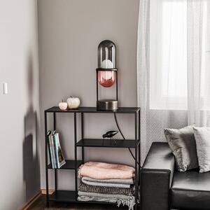 Pille LED stolní lampa šedá/růžová