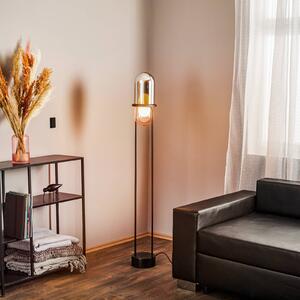 Pille LED stojací lampa šedá/růžová