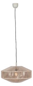 Závěsné svítidlo Japandi hnědé lano 46 cm - Svea