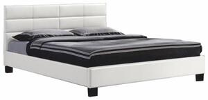 Manželská postel 160 cm Mivory bílá (s roštem). Vlastní profesionální přeprava až k Vám domů 779308