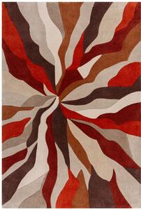 Flair Rugs koberce Kusový koberec Zest Infinite Splinter Orange - 80x150 cm
